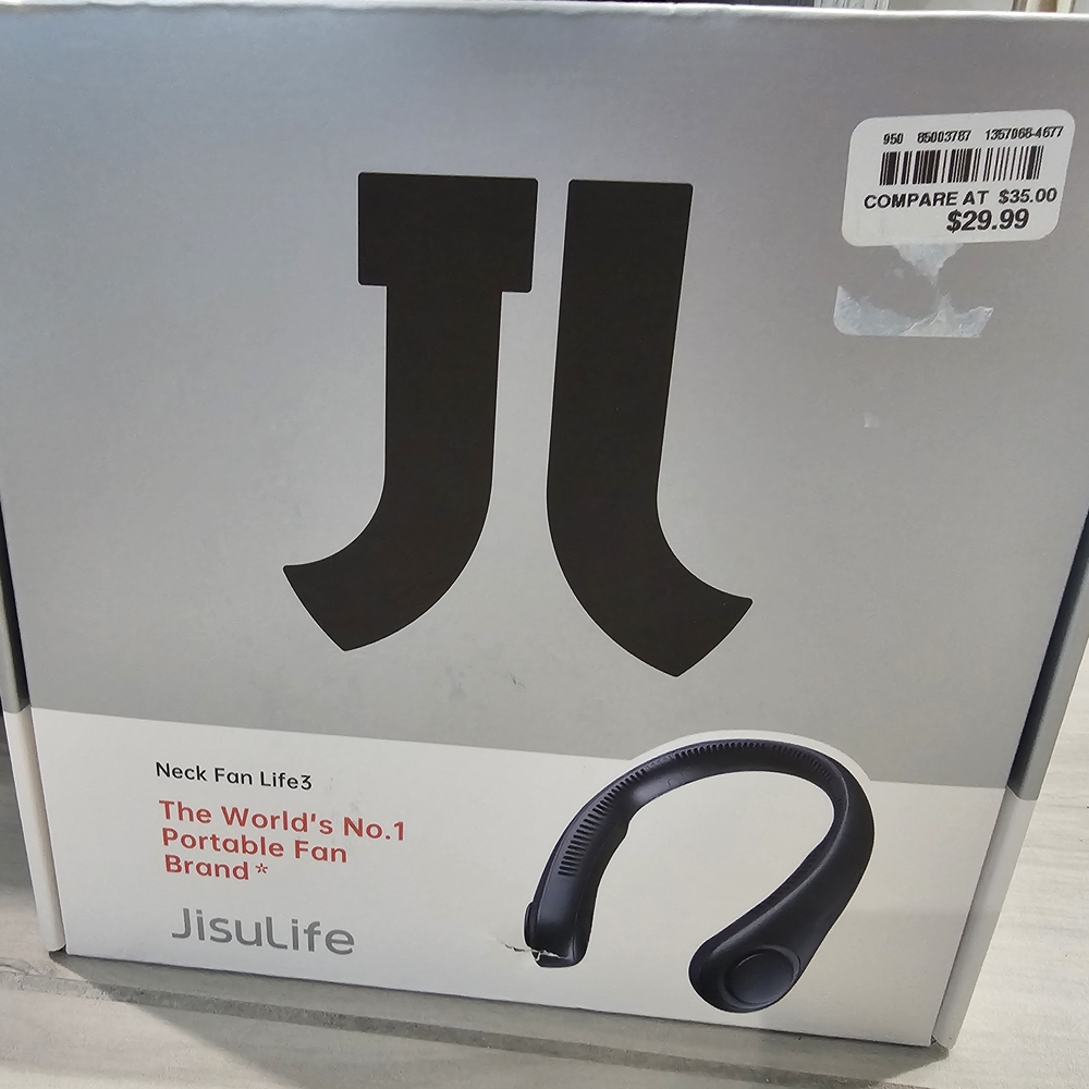 JisuLife Neck Fan Life3 - Black Portable